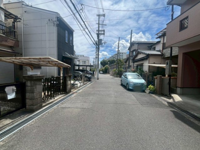 【前面道路含む現地写真】 | ■専任物件 ■茨木市水尾三丁目■建築条件なし土地