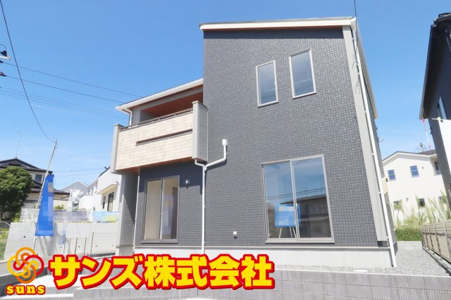 郡山市安積町南長久保1丁目　　　２号棟　　　安積３小学校、安積２中学区の外観|南東側から見た外観