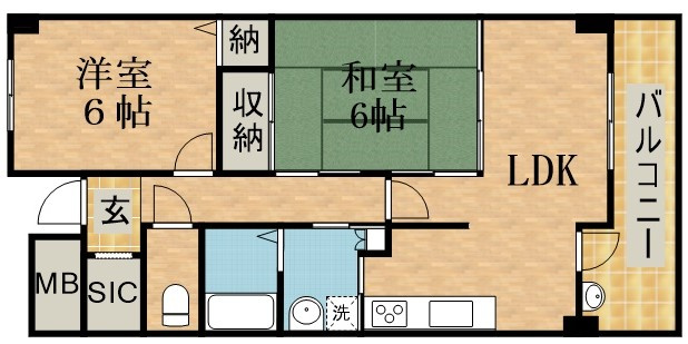 チトセプラザの間取り