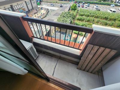 ハイライフ嵯峨のバルコニー|南向きバルコニー