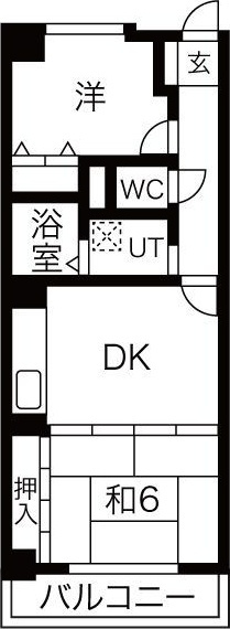 グレードタイム六甲の間取り