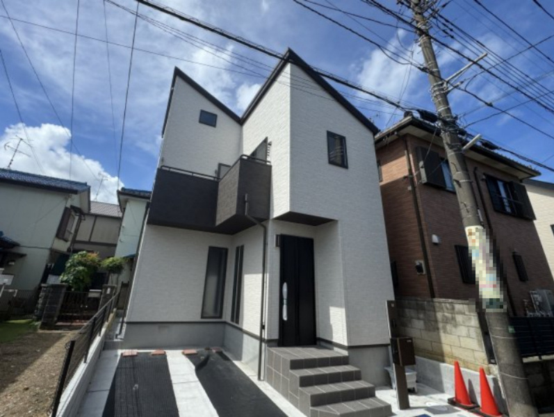 松戸市五香７丁目新築戸建の外観|完成済み内覧可能です！！