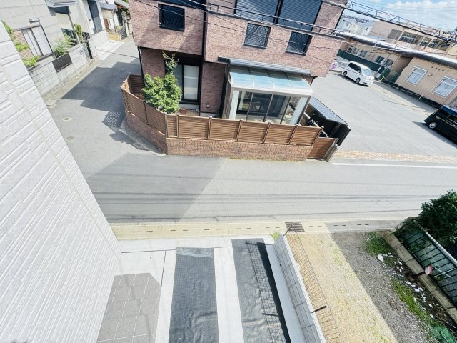 松戸市五香７丁目新築戸建の展望|バルコニーより道路側眺望