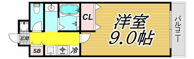 シエテ南塚口の間取り