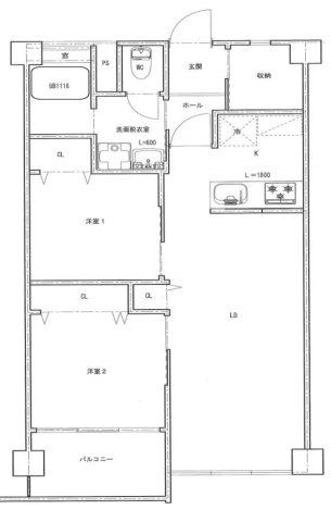 塚本北コーポの間取り