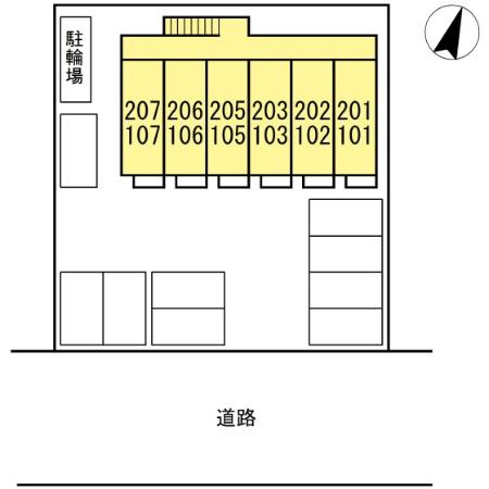 エントピアＫ・Ｔの駐車場