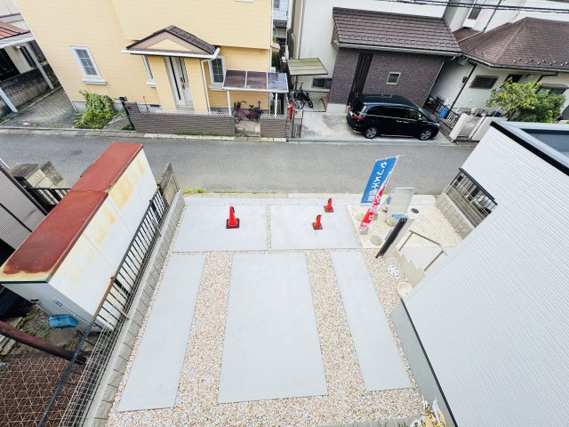 流山市前ヶ崎新築戸建（前ヶ崎４期）の展望|バルコニーより南側眺望・南道路で日当たり良好♪