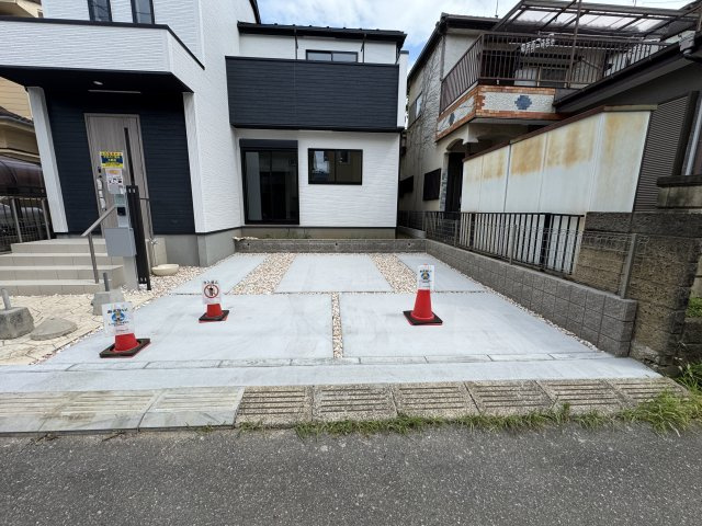 流山市前ヶ崎新築戸建（前ヶ崎４期）の駐車場|駐車スペース・並列２台駐車可