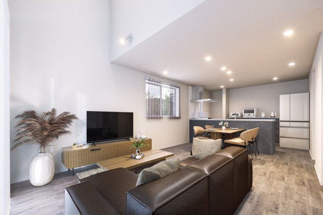 駿河区みずほ２丁目　新築一戸建て　全２棟の独立洗面台