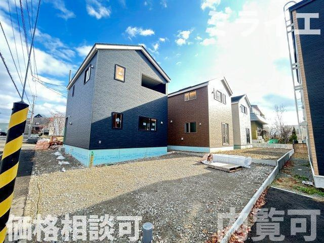 【新築戸建】札幌市南区真駒内柏丘2丁目3棟の駐車場|駐車2～3台可