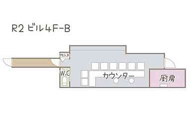 R2ビルの間取り