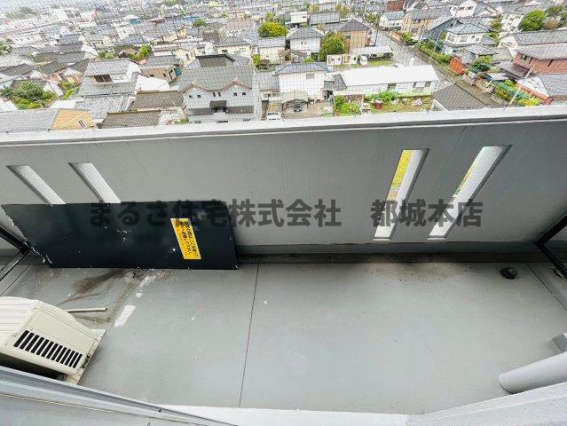 プリンセスマンションのバルコニー