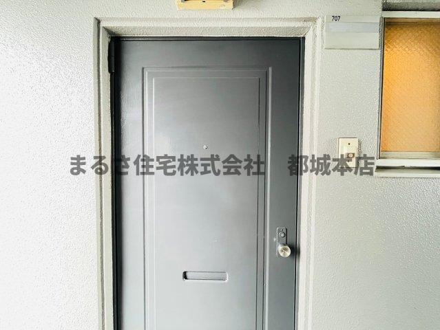 プリンセスマンションの玄関