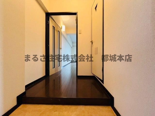 プリンセスマンションの玄関