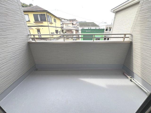 【バルコニー】 | 福岡市城南区梅林1丁目2期　1号棟（全2棟）【仲介手数料無料・0円】 | 現地写真。