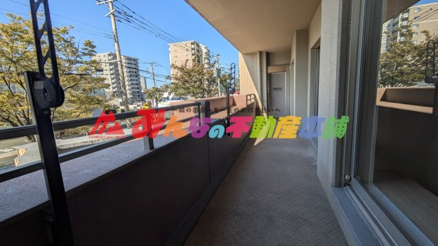 ナポレ久留米けやき通りのバルコニー