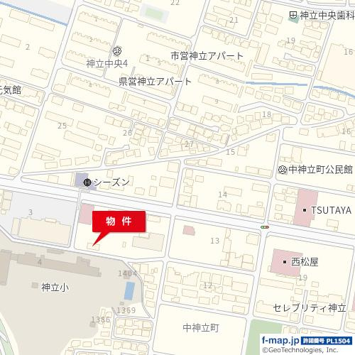 【地図】 | 中神立Ｅテナント