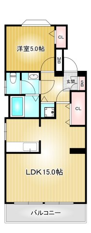 コーポ光荘|名古屋市の賃貸ならMy賃貸の間取り|コーポ光荘