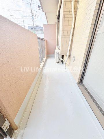 サニーハイツ村野のバルコニー