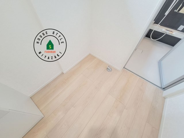 宮崎市島之内第11-3棟　(1号棟)のランドリースペース|ランドリースペースとなります。広々して有効的にご使用できます。 