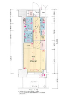 【間取り】 | プレサンスハーバーランドアンドシー