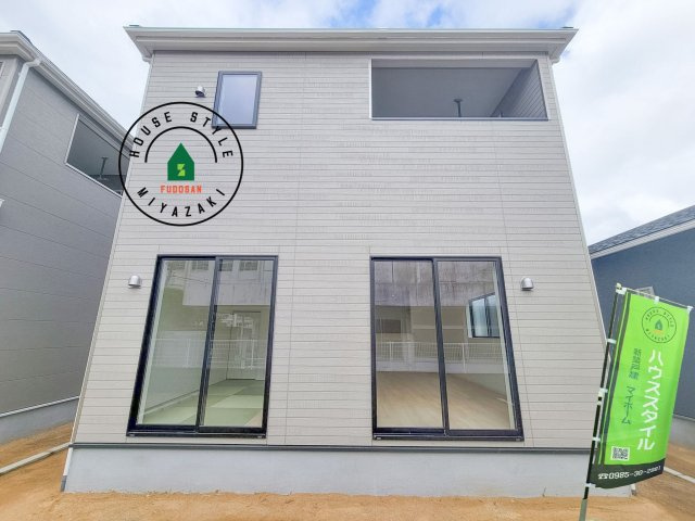 宮崎市島之内第11-3棟　(2号棟)の外観|デザイン性のある外観です。