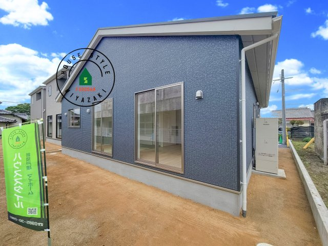 宮崎市島之内第11-3棟　(3号棟)の外観|デザイン性のある外観です。