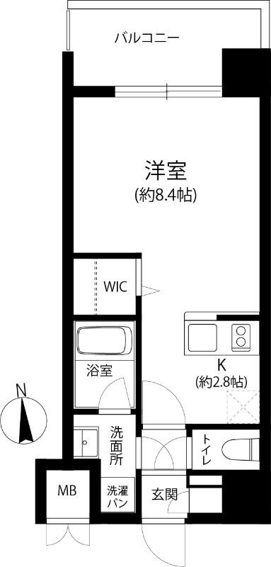 リフェスタ渡辺通の間取り