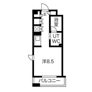 白川公園パークマンションの間取り