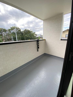 【バルコニー】 | 前橋市三河町一丁目22 A号棟 | 天井付きバルコニー