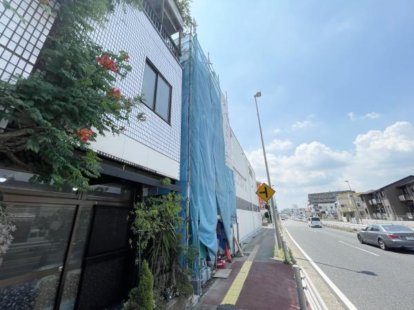 川崎市宮前区東有馬１丁目の新築一戸建の前面道路含む現地写真|前面道路は22.0ｍあります♪（2025年7月撮影）