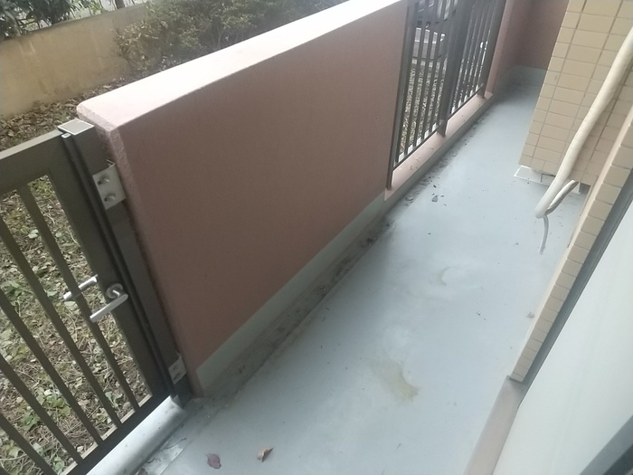 サニーハイツ村野のバルコニー