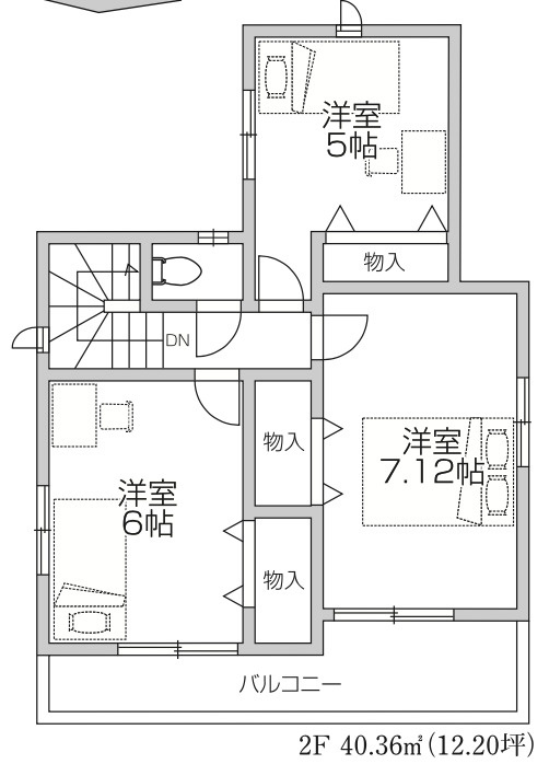 【仲介手数料無料】所沢市若狭１１期全１棟　所沢市の新築住宅なら西武ハウジングの間取り