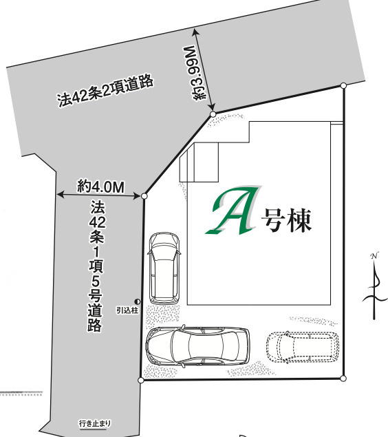 【仲介手数料無料】所沢市若狭１１期全１棟　所沢市の新築住宅なら西武ハウジングの区画図