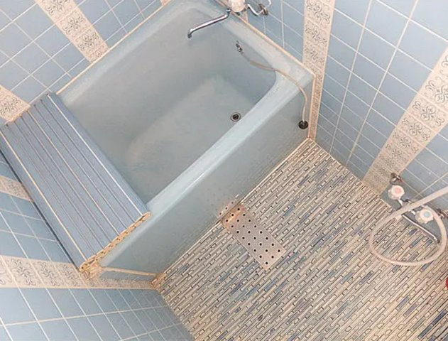 大阪市東住吉区鷹合1丁目　一棟収益マンションの浴室