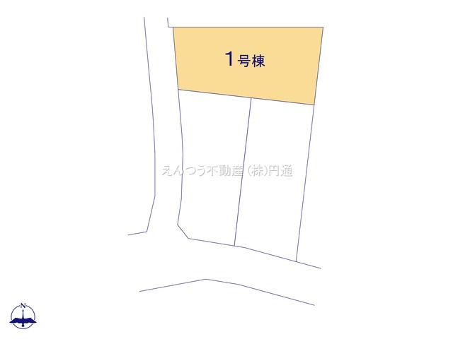 リーブルガーデン田楽町郷中の区画図