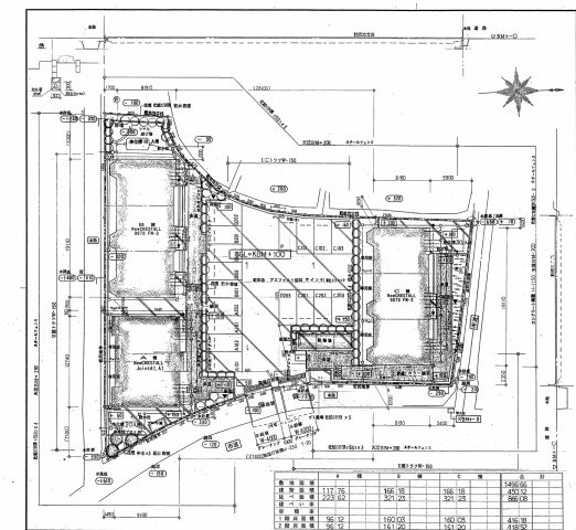奈良県御所市三室　一棟収益マンション（3棟）の区画図