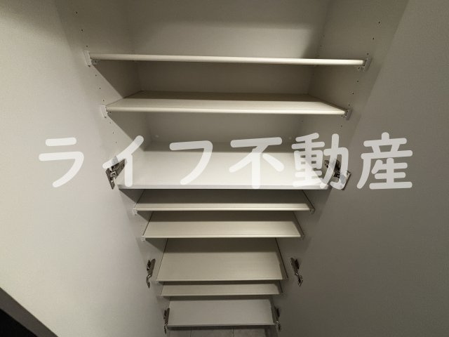 リヴェント森ノ宮の収納|専用の収納スペースです