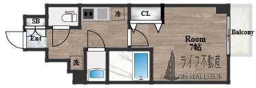 リヴェント森ノ宮の間取り