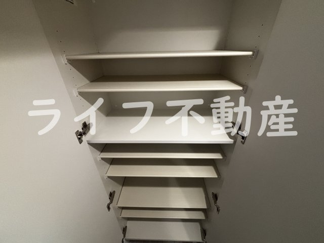 リヴェント森ノ宮の収納|大きなスペースがあり、収納には困りません