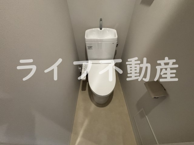 リヴェント森ノ宮のトイレ|シンプルで使いやすいトイレです