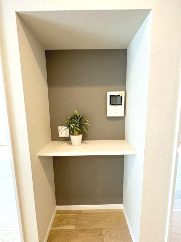 クレアール相模大野の居間・リビング|カウンター(LDK)
小物置きやインテリアを飾ることができそうです。