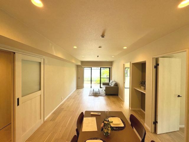 クレアール相模大野の居間・リビング|LDK(約16.5帖)