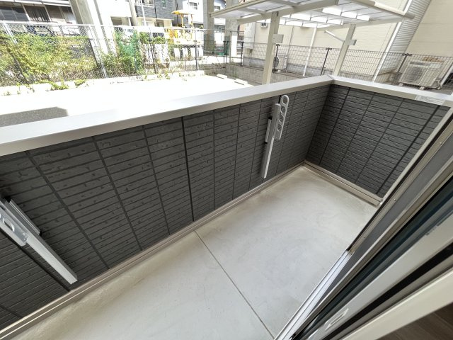 cuore魚崎のバルコニー