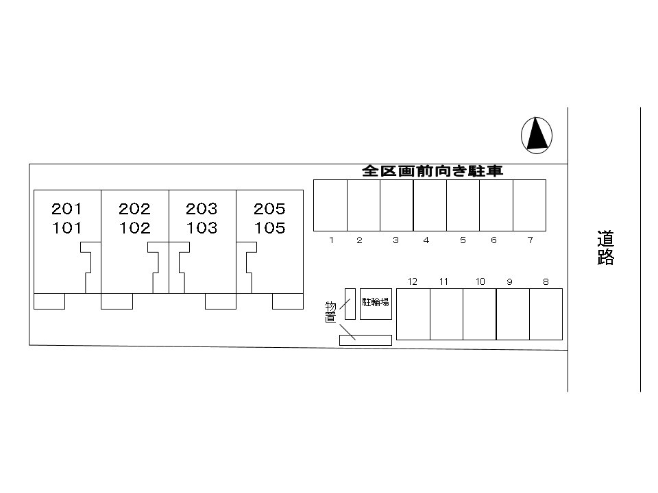 ブライト　スクエア　Ⅱの区画図
