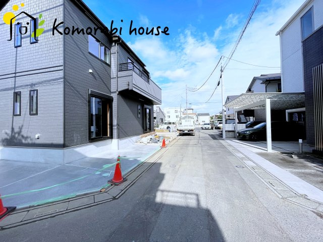 北本市北本　第1　新築一戸建て　ハートフルタウン　Bの前面道路含む現地写真|前面道路含む現地写真です