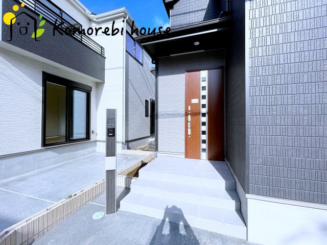 北本市北本　第1　新築一戸建て　ハートフルタウン　Bの玄関|落ち着いた玄関です
