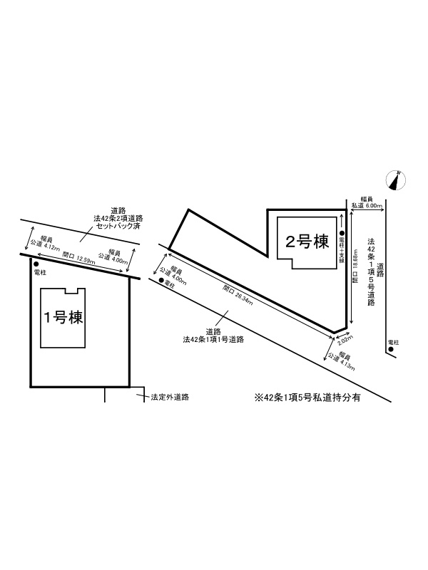 姫路市網干区興浜第13/新築戸建の区画図