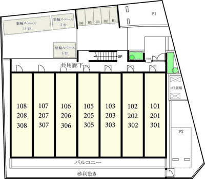 【区画図】 | リブリ・コスモ