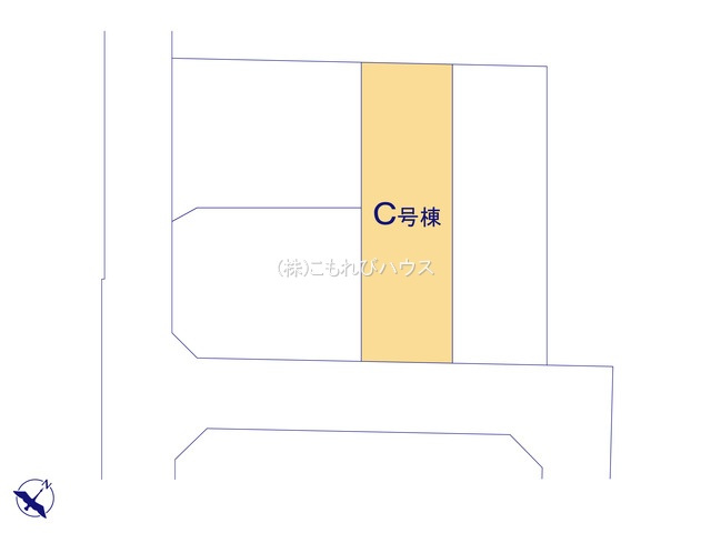 北本市北本　第1　新築一戸建て　ハートフルタウン　Cの区画図|C号棟